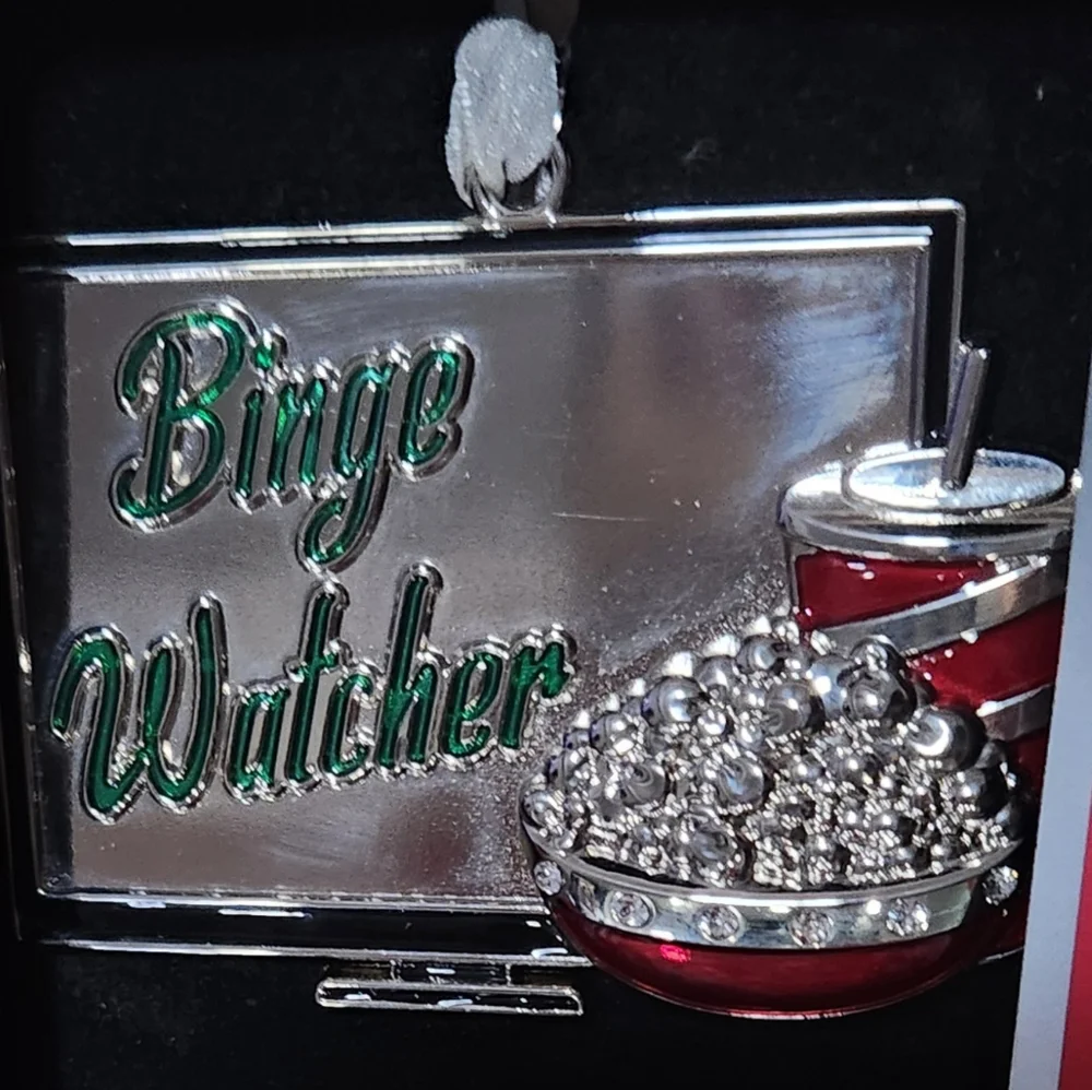 NWT Harvey Lewis Binge Watcher Christmas tree holiday ornament